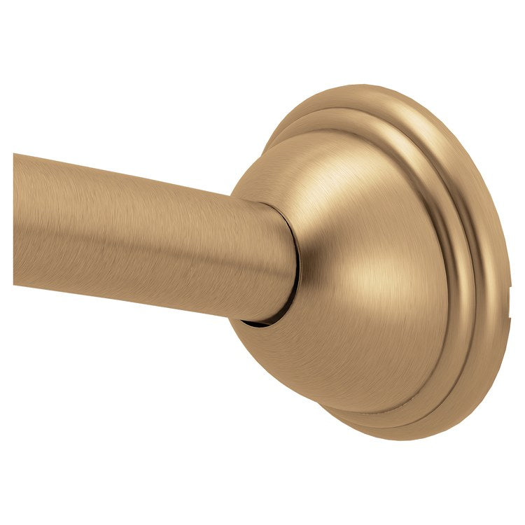 Shower Rod Adjustable Length Curved Bronzed Gold 54-72 Inch 304 Stainless Steel - Image 2