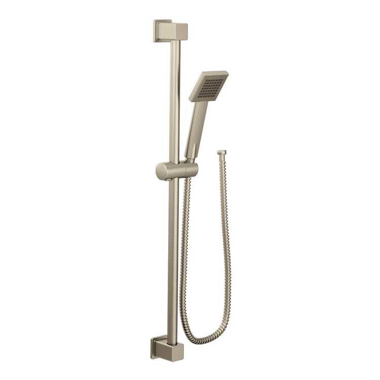 Handshower Set 90 Degree Brushed Nickel 1 Function WaterSense 1.5 Gallons per Minute - Image 1