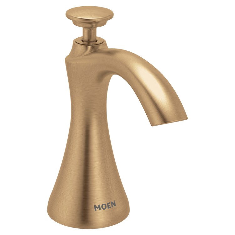 Soap Dispenser Bronzed Gold Pump 18 Ounce