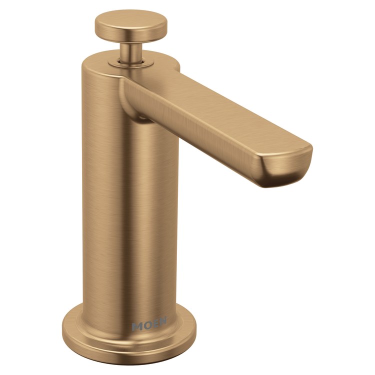 Soap Dispenser Modern Bronzed Gold Pump 18 Ounce - Image 1