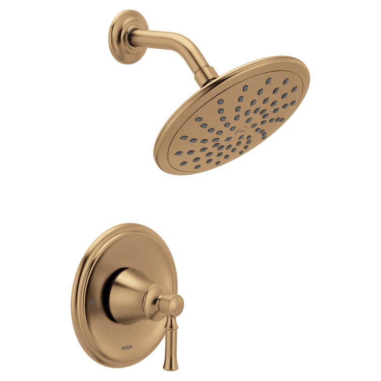 Shower Trim Dartmoor Posi-Temp Eco-Performance 1 Lever Bronzed Gold WaterSense ADA 1.75 Gallons per Minute 1 Function Rainshower for Valve 62300 and 2500 - Image 1