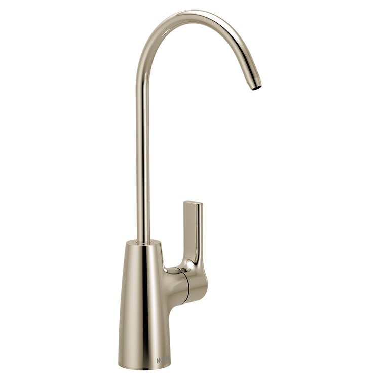 Beverage Faucet Sip Transitional 1 Lever CALGreen ADA Polished Nickel High Arc Swivel 1 Hole 1.5 Gallons per Minute - Image 1