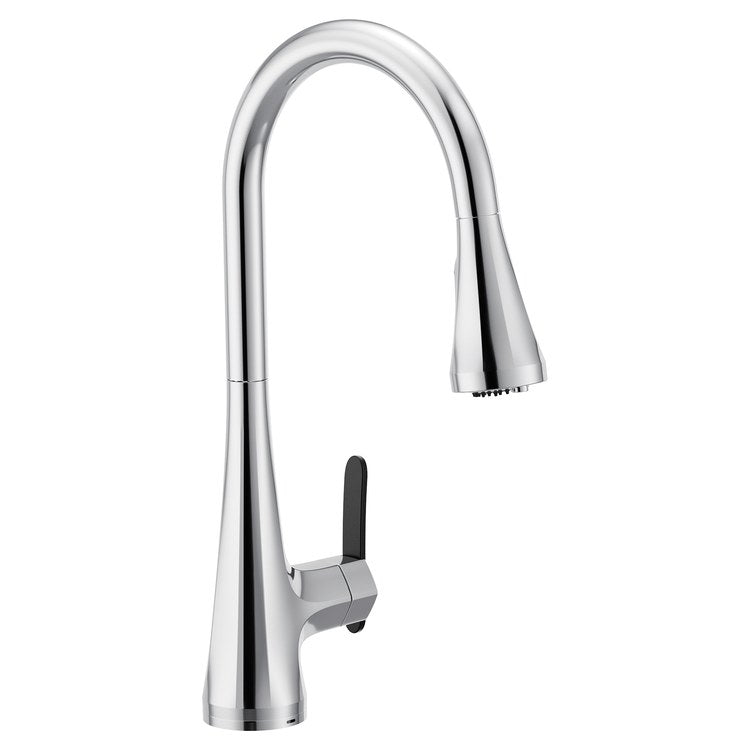 Kitchen Faucet Sinema 3 in 1 0.7GPM Filtration 1 Lever ADA CALGreen Chrome Pull Down High Arc 360 DEG Swivel 1 Hole PowerClean 1.5 Gallons per Minute - Image 1