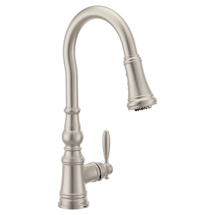Kitchen Faucet Weymouth 3 in 1 0.7GPM Filtration 1 Lever ADA CALGreen Spot Resist Stainless Pull Down High Arc 360 DEG Swivel 1 Hole PowerClean 1.5 Gallons per Minute