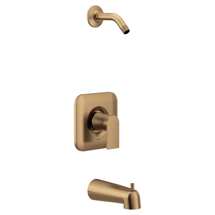 Tub and Shower Trim Genta LX Posi-Temp 1 Lever Bronzed Gold WaterSense ADA for 62300 2500 Valve - Image 1