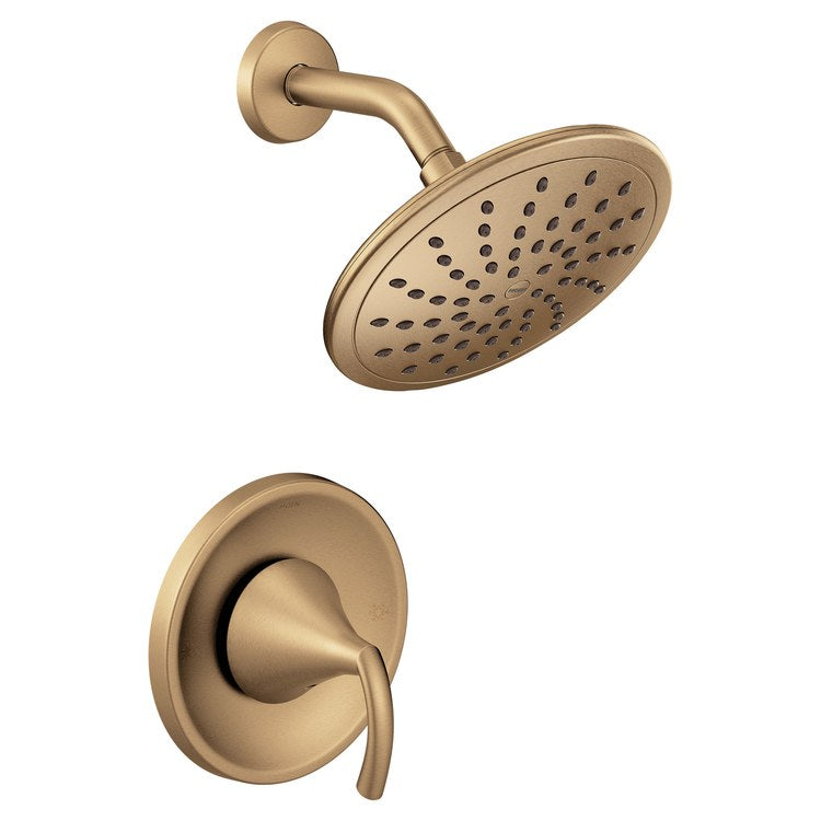 Shower Trim Glyde Posi-Temp Eco-Performance 1 Lever Bronzed Gold WaterSense ADA 1.75 Gallons per Minute 1 Function Rainshower for 62300/2500 Valve - Image 1