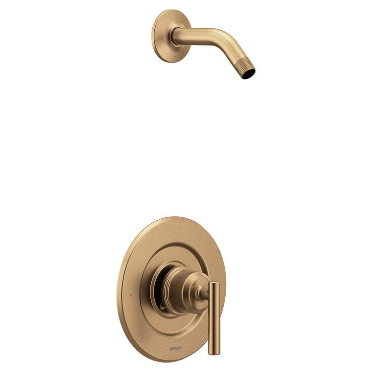 Shower Trim Gibson Posi-Temp 1 Lever Bronzed Gold ADA Less Showerhead for Valve 62300 and 2500 - Image 1
