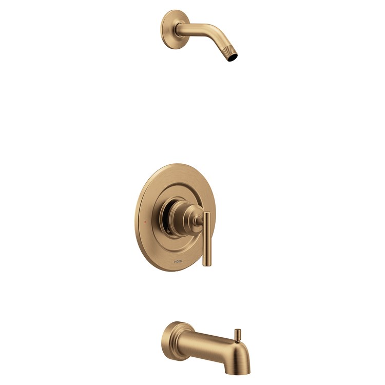 Tub and Shower Trim Gibson Posi-Temp 1 Lever Bronzed Gold WaterSense ADA for 62300 2500 Valve - Image 1