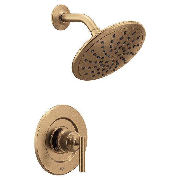 Shower Trim Gibson Posi-Temp Eco-Performance 1 Lever Bronzed Gold WaterSense ADA 1.75 Gallons per Minute 1 Function Rainshower for 62300/2500 Valve - Image 1