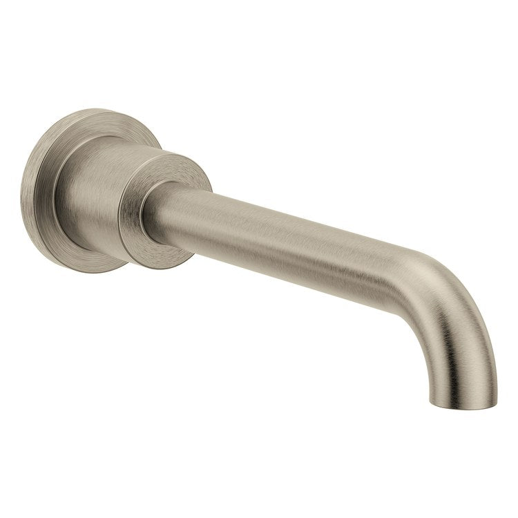 Tub Spout Cia Non-Diverter Brushed Nickel 10 Inch Metal 1/2 Inch for Moen M-Pact Common Valve System - Image 1
