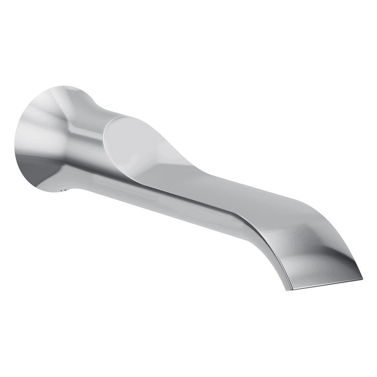 Tub Spout Doux Non-Diverter Chrome 10 Inch Metal 1/2 Inch for Moen M-Pact Common Valve System - Image 1