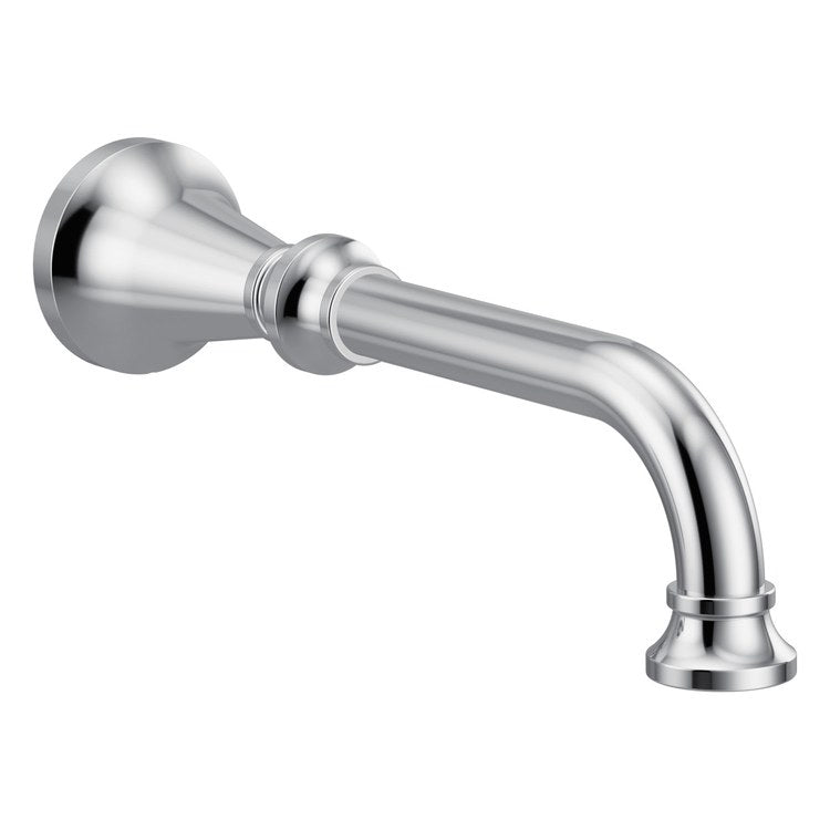 Tub Spout Colinet Non-Diverter Chrome 10 Inch Metal 1/2 Inch for Moen M-Pact Common Valve System - Image 1