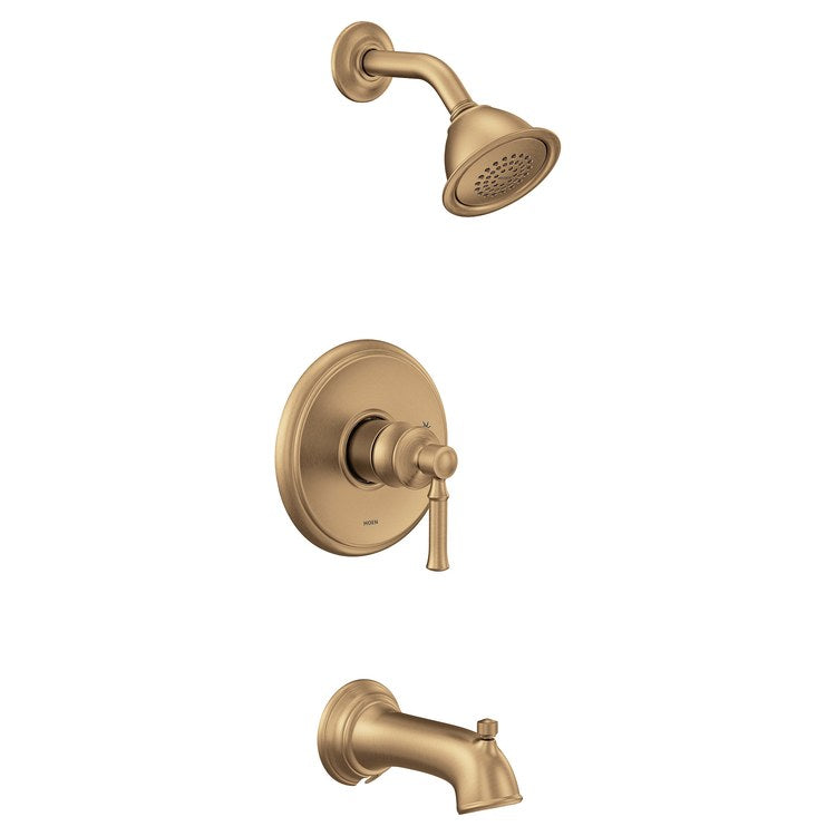 Tub and Shower Trim Dartmoor M-CORE 2 Series Eco-Performance 1 Lever Bronzed Gold WaterSense ADA for U130 U140 Valve - Image 1