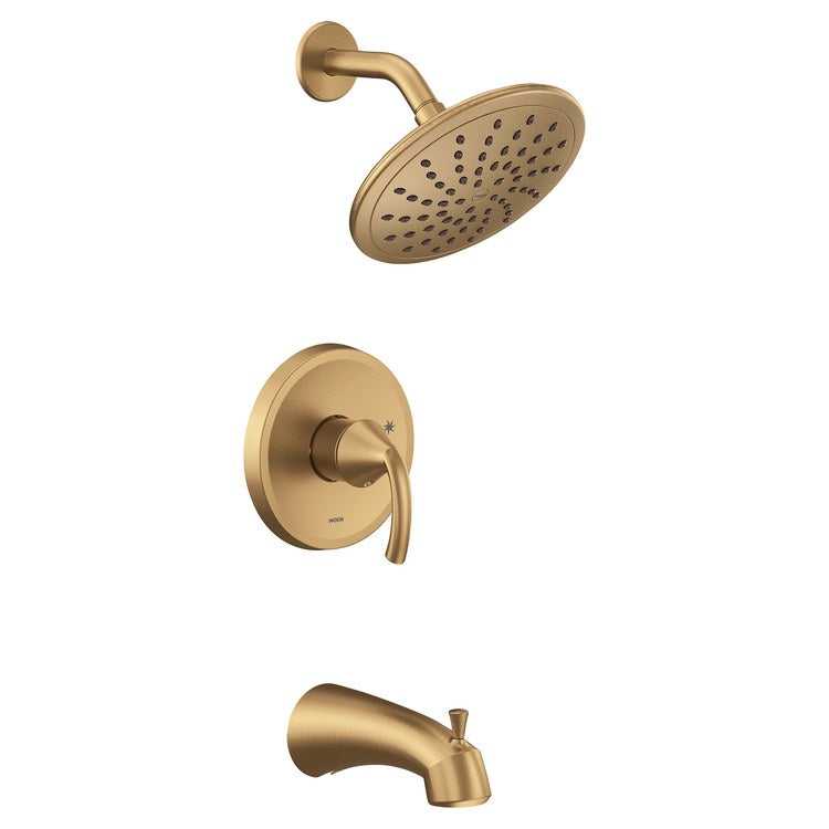 Tub and Shower Trim Glyde M-CORE 2 Series Eco-Performance 1 Lever Bronzed Gold WaterSense ADA for U130 U140 Valve - Image 1