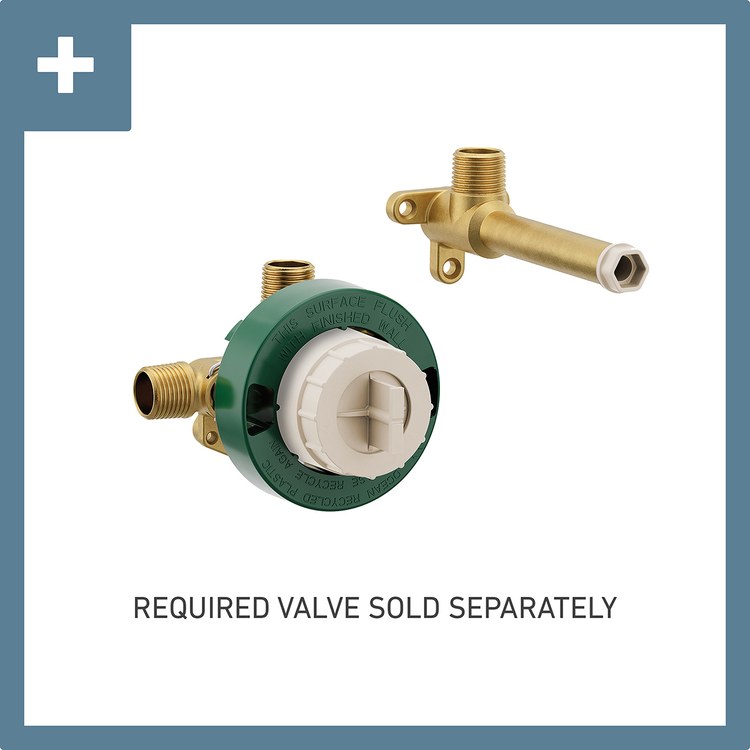Tub Filler Valve M-Pact 1/2 Inch CC/IPS Brass - Image 3