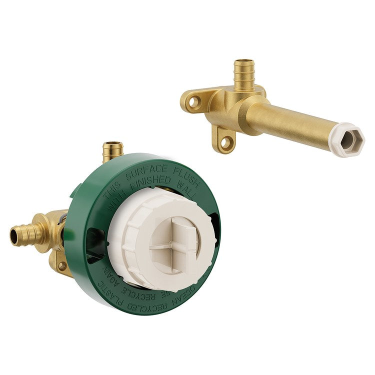 Tub Filler Valve M-Pact 1/2 IN Crimp Ring PEX Brass - Image 2