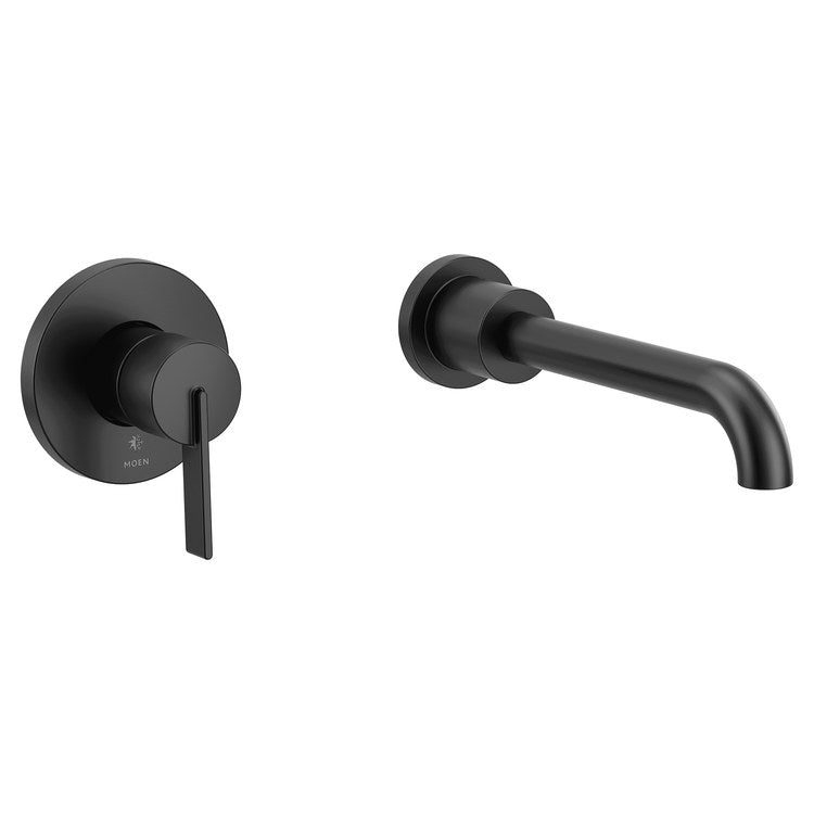Tub Filler Trim Cia 1 Lever Matte Black ADA Wall - Image 1