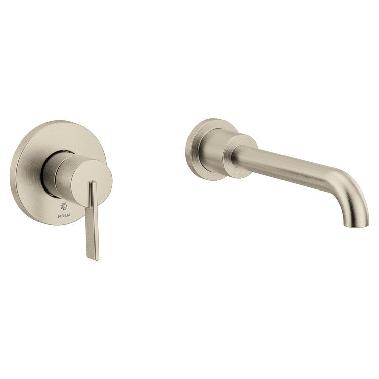 Tub Filler Trim Cia 1 Lever Brushed Nickel ADA Wall - Image 1