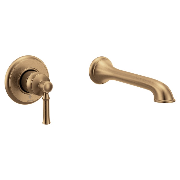 Tub Filler Trim Dartmoor 1 Lever Bronzed Gold ADA Wall 8.0 Gallons per Minute - Image 1