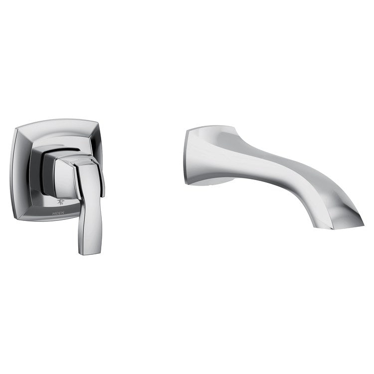 Tub Filler Trim Voss 1 Lever Chrome ADA Wall - Image 1
