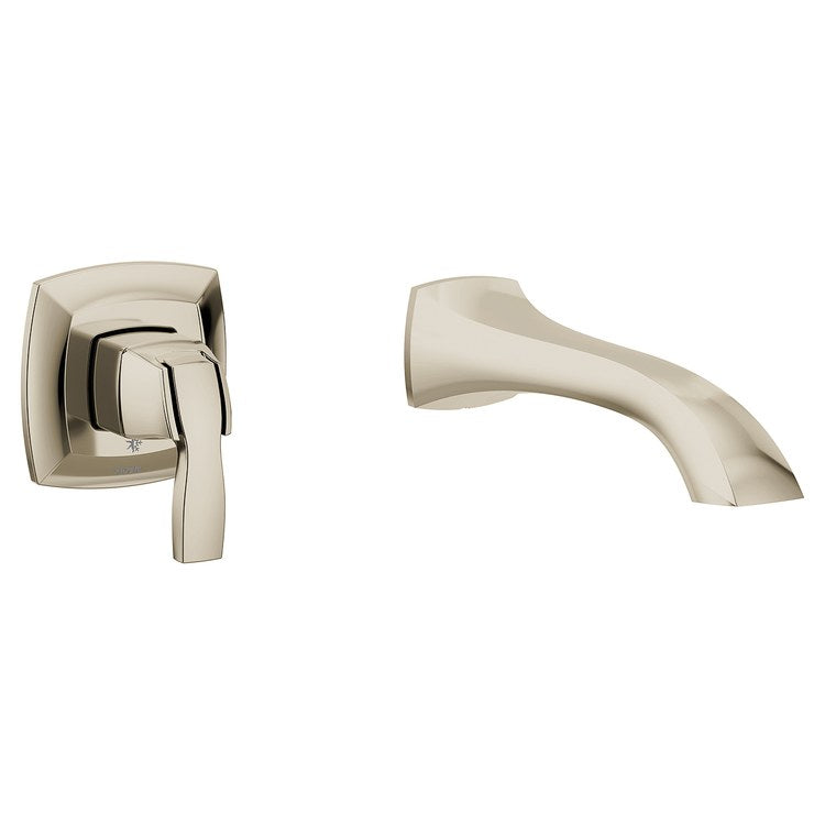 Tub Filler Trim Voss 1 Lever Polished Nickel ADA Wall - Image 1