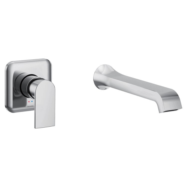 Tub Filler Trim Genta LX 1 Lever Chrome ADA Wall 8.0 Gallons per Minute - Image 1