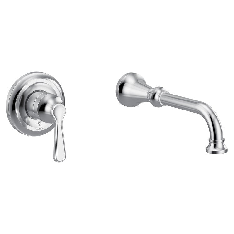 Tub Filler Trim Colinet 1 Lever Chrome ADA Wall - Image 1