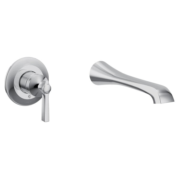 Tub Filler Trim Flara 1 Lever Chrome ADA Wall - Image 1