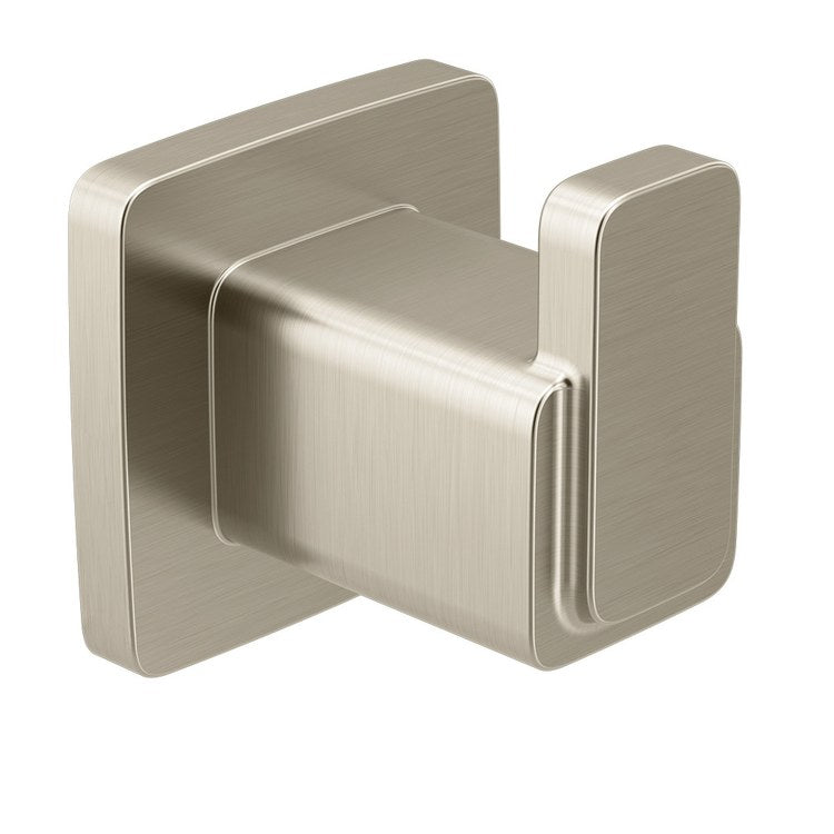 Robe Hook Iver Single Brushed Nickel 2 Inch Wall Zinc - Image 1