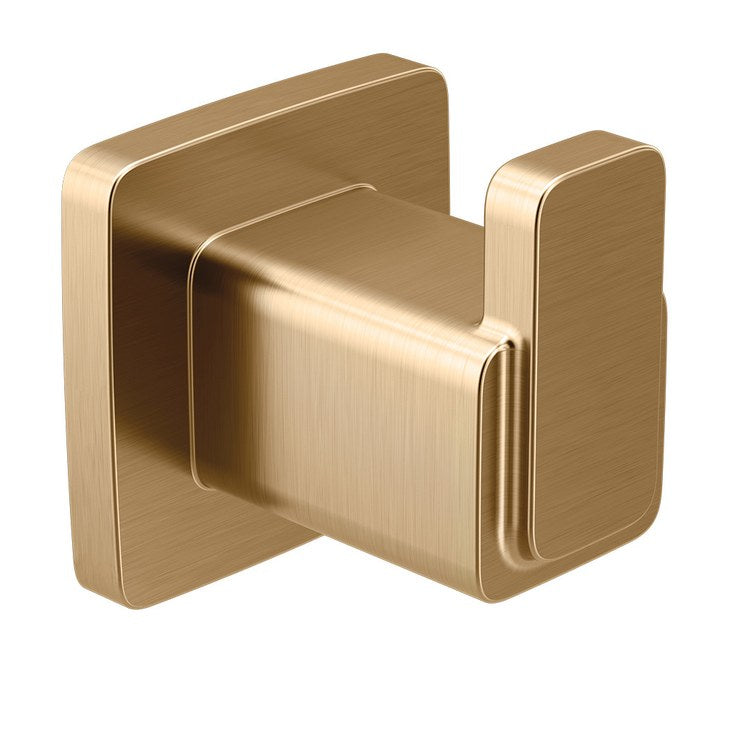Robe Hook Iver Single Bronzed Gold 2 Inch Wall Zinc - Image 1