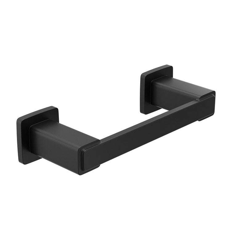 Toilet Paper Holder Iver Pivot Matte Black Zinc 2 Inch - Image 1