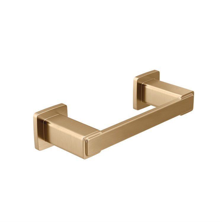 Toilet Paper Holder Iver Pivot Bronzed Gold Zinc 2 Inch - Image 1