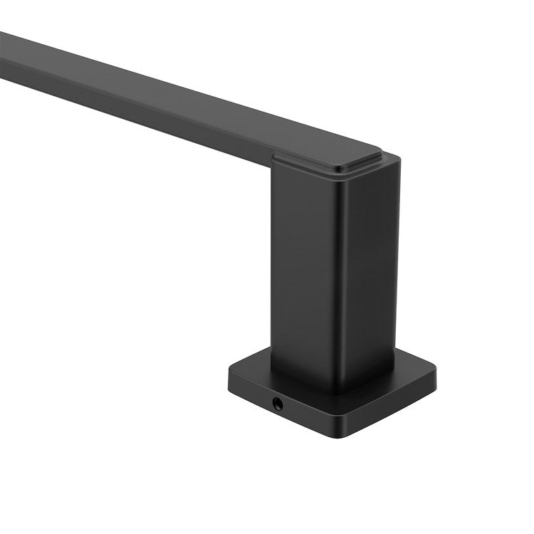 Towel Bar Iver 18 Inch Matte Black Zinc - Image 2