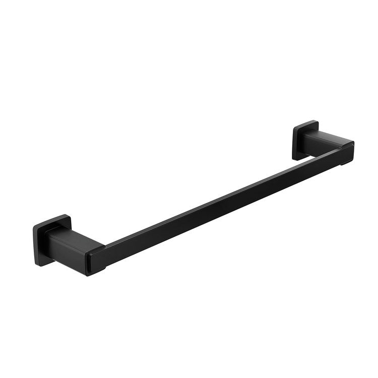 Towel Bar Iver 18 Inch Matte Black Zinc - Image 1