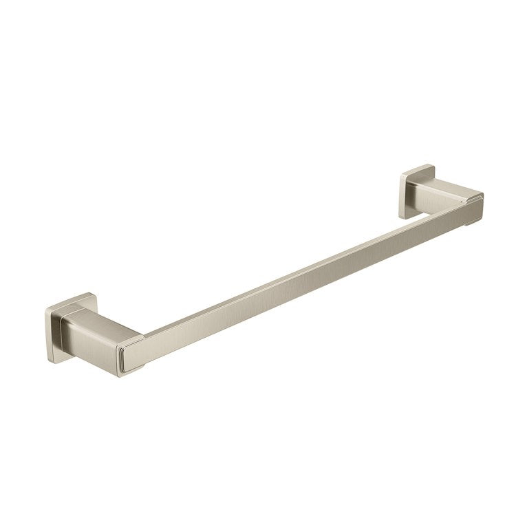 Towel Bar Iver 18 Inch Brushed Nickel Zinc - Image 1
