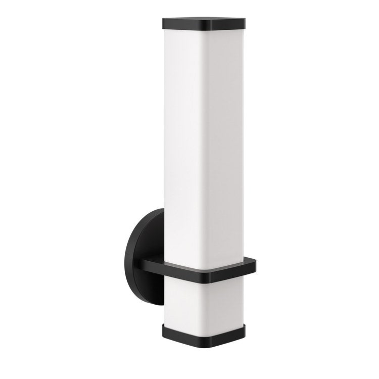 Bath Light Iver Matte Black Medium Base Type T 100 Watt - Image 1