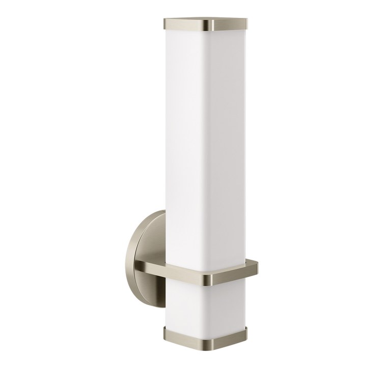 Bath Light Iver Brushed Nickel Medium Base Type T 100 Watt - Image 1
