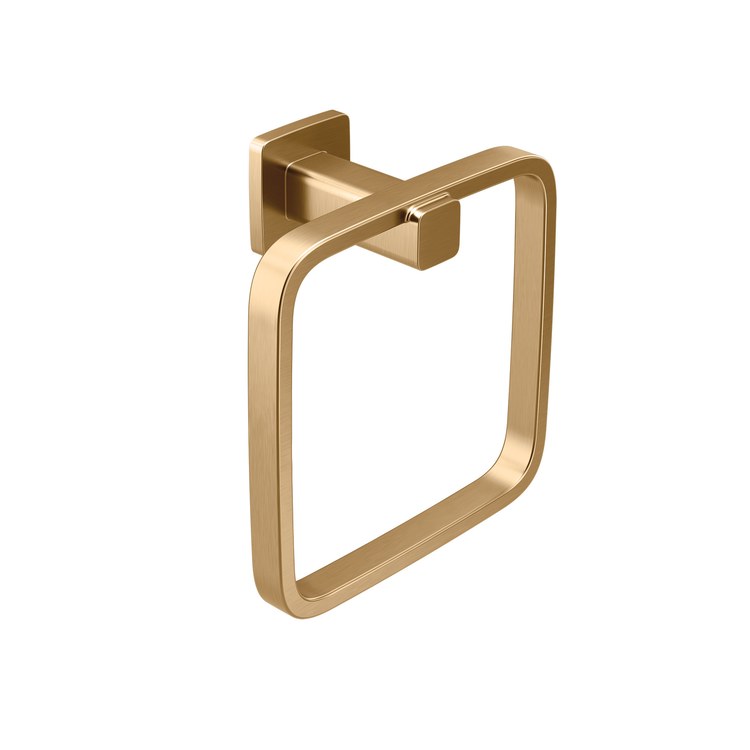 Towel Ring Iver Bronzed Gold Zinc 3 Inch - Image 1