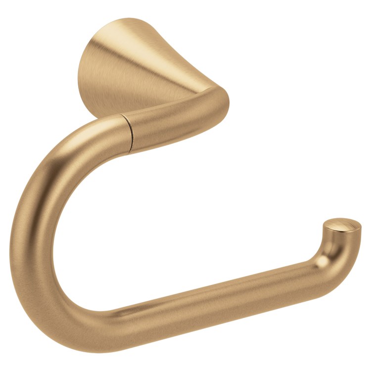 Toilet Paper Holder Glyde Bronzed Gold Zinc 3-5/16 Inch Wall - Image 1