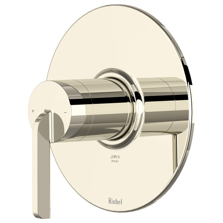 Pressure Balance Valve Trim Authentica 1 Lever Polished Nickel 1/2 Inch for R51 Rough-In Sold Seperately - Image 1