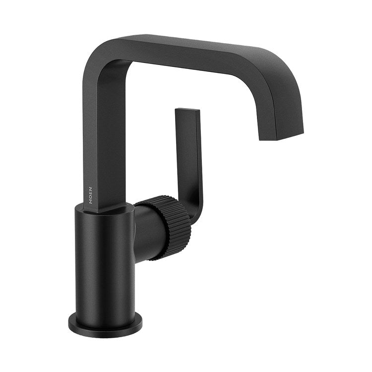 Lavatory Faucet Cambium 1 Lever ADA WaterSense Matte Black 1.2 Gallons per Minute Deck Spring Loaded Pop-Up 1 Hole - Image 1