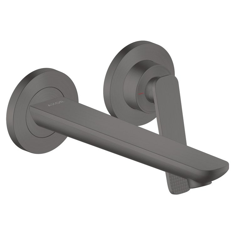 Faucet Trim Citterio C Mini Widespread 1 Lever Cubic Cut Brushed Black Chrome WaterSense ADA 1.2 Gallons per Minute