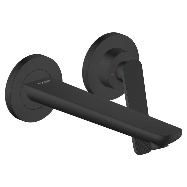 Faucet Trim Citterio C Mini Widespread 1 Lever Cubic Cut Matte Black WaterSense ADA 1.2 Gallons per Minute - Image 1