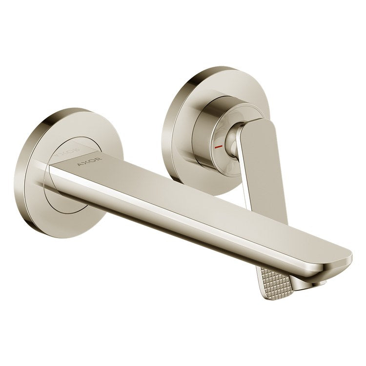 Faucet Trim Citterio C Mini Widespread 1 Lever Cubic Cut Polished Nickel WaterSense ADA 1.2 Gallons per Minute - Image 1