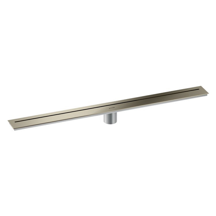 Linear Drain 31-1/2 Inch Polished Nickel 304 Stainless Steel for Shower Floor Installation - Image 1