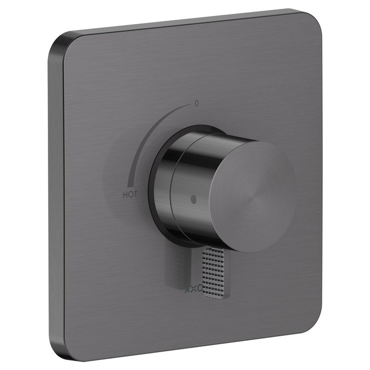 Pressure Balance Valve Trim Citterio C 1 Lever Cubic Cut Brushed Black Chrome 7 Inch ADA - Image 1