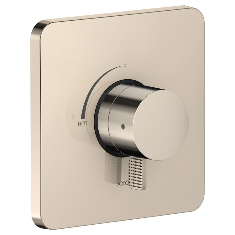 Pressure Balance Valve Trim Citterio C 1 Lever Cubic Cut Polished Nickel 7 Inch ADA - Image 1