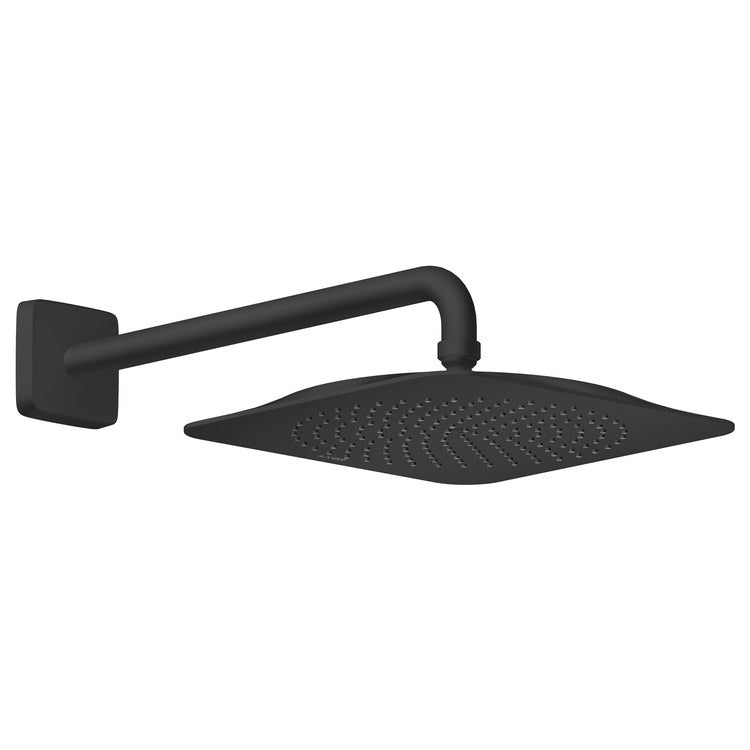 Showerhead Citterio C 270 1 Functions with Trim Matte Black 10-5/8 Inch 1.75 Gallons per Minute Square - Image 1