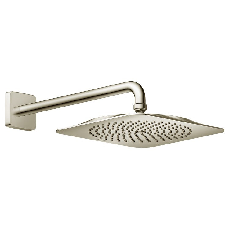 Showerhead Citterio C 270 1 Functions with Trim Polished Nickel 10-5/8 Inch 1.75 Gallons per Minute Square - Image 1