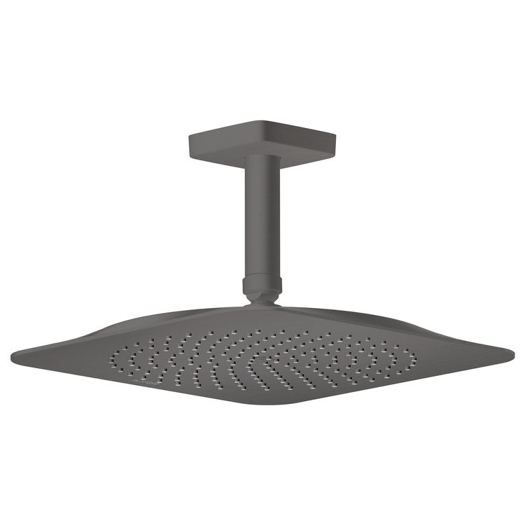 Showerhead Citterio C 270 1 Functions Brushed Black Chrome 10-5/8 Inch 1.75 Gallons per Minute Square Ceiling Mount - Image 1